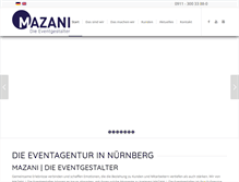 Tablet Screenshot of mazani.de